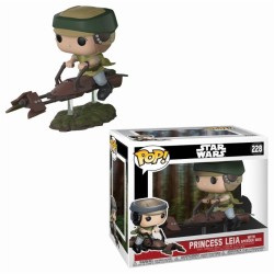 Princess Leia with Speeder Bike POP! Star Wars Bobble-head Funko