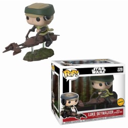 Luke Skywalker with Speeder Bike Chase POP! Star Wars Bobble-head Funko