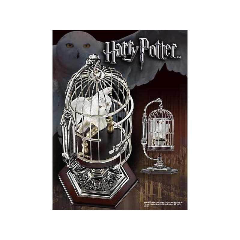 Hedwige dans sa Cage Noble Collection