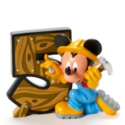 Birthday Numbers Mickey "5" Disney Showcase Enesco