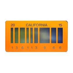 DeLorean Time Machine 2015 Aluminium Bar Code License Plate Back to the Future