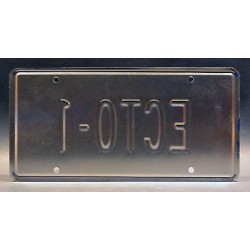 Cadillac 1980s ECTO-1 License Plate Ghostbusters (2016)