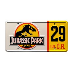 Number 29 Jeep Wrangler Sahara JP 29 License Plate Jurassic Park (1993)