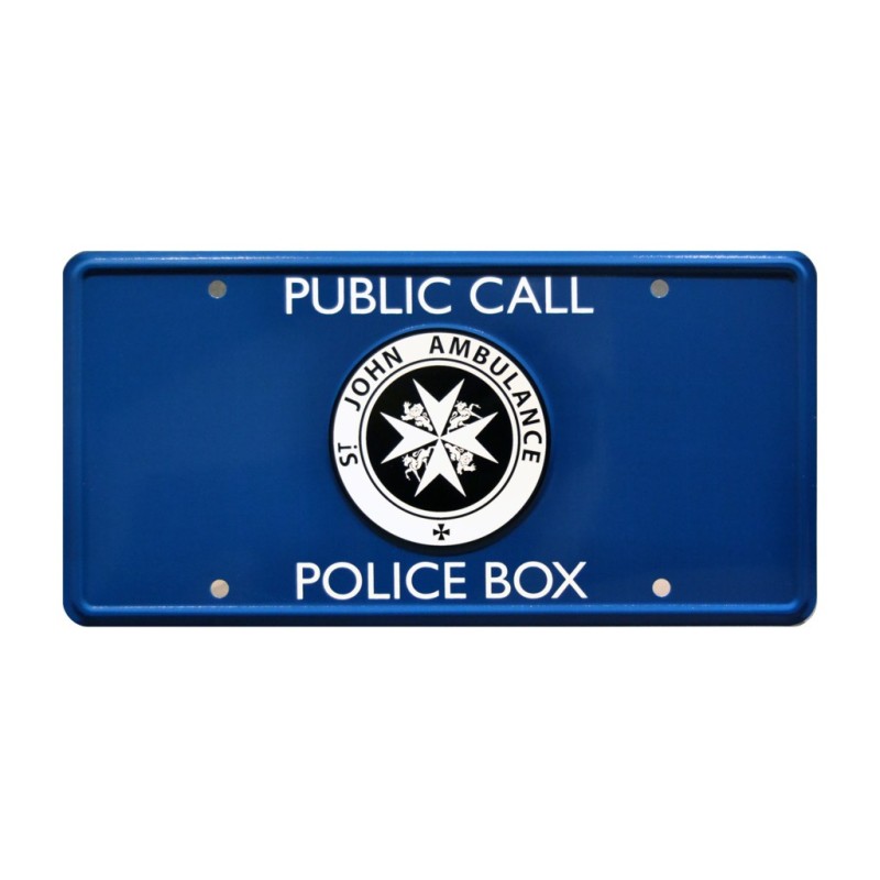 St. John Ambulance License Plate Doctor Who