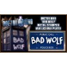 BAD WOLF Public Call Police Box License Plate Doctor Who