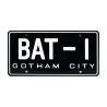 Batmobile BAT-1 License Plate Batman 1960s