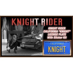 Trans Am 1982 'KITT' KNIGHT License Plate Knight Rider