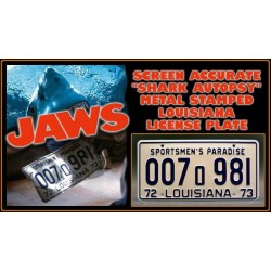 Autopsy Scene 007o981 License Plate Jaws