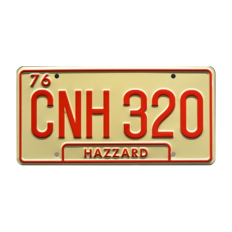 Dodge Charger 1969 General Lee CNH 320 Georgia Edition License Plate The Dukes of Hazzard