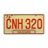Dodge Charger 1969 General Lee CNH 320 Georgia Edition License Plate The Dukes of Hazzard