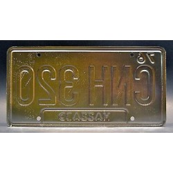 Dodge Charger 1969 General Lee CNH 320 Georgia Edition License Plate The Dukes of Hazzard