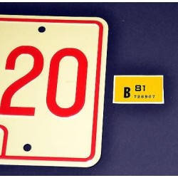 Dodge Charger 1969 General Lee CNH 320 Classic Edition License Plate The Dukes of Hazzard
