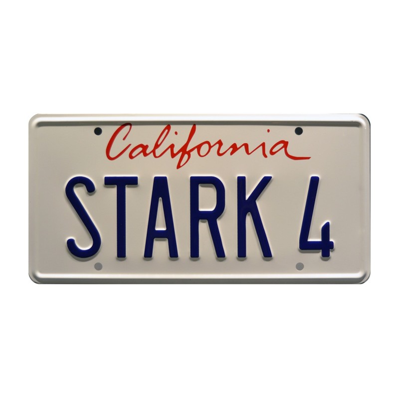 Tony Stark's Audi R8 STARK 4 License Plate Iron Man