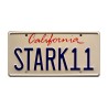 Tony Stark's Audi R8 Spyder STARK 11 License Plate Iron Man