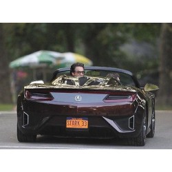 Tony Stark's Acura NSX Roadster STARK 33 License Plate The Avengers