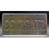 Tony Stark's Acura NSX Roadster STARK 33 License Plate The Avengers